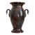 Early 19th-Century French Empire Patinated Bronze Swan-Handle Vase For Sale