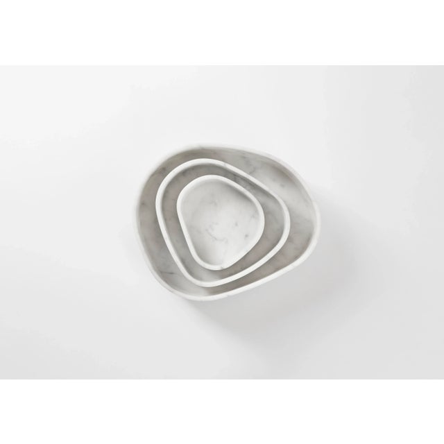 Egadi Bowls by Fabio Fazio for Lithea, Set of 3 For Sale - Image 4 of 4