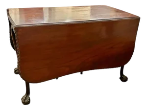 Rare George II Mahogany Drop-Leaf DiningTable Ca. 1765