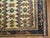 Contemporary Rare Small Square Traditional Beige Blue Rust Vintage Caucasian Shirvan Rug For Sale - Image 3 of 6