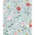 Art Deco Sample - Poppies (var. 2) Wallpaper by Paule Marrot in Slate Blue For Sale - Image 3 of 3