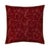 Burgundy Palais Double Sided Outdoor Cushion in Yoko Bordeaux X Rosita Orange & Pink, 18x18 Inch For Sale - Image 8 of 8