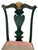 Early 19th Century Four 19th Century Queen Anne Style Dark Green Painted Side Chairs. For Sale - Image 5 of 12
