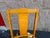 American Vintage Rustic Country Colonial Oak Wood Cane Rocking Chair For Sale - Image 3 of 16
