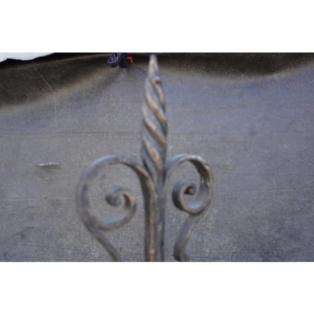 Metal 1920s Monumental Spanish Revival Floor Lamp For Sale - Image 7 of 12