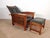KIMBALL Antique Style Mission Prairie Arts & Crafts Oak MORRIS Chair & Ottoman This KIMBALL Antique Style Mission Prairie...