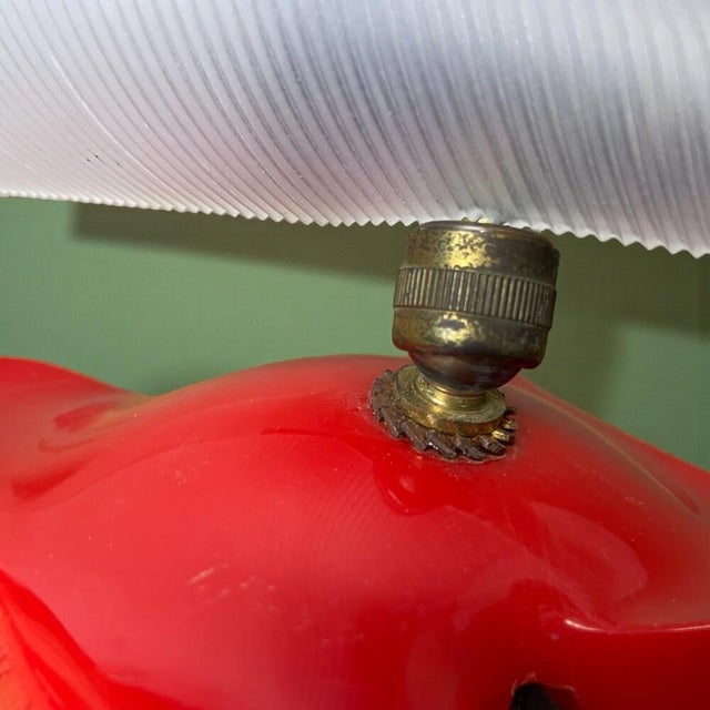 Mid-Century Modern French Red Plastic Adjustable Wall Sconce, 1960s For Sale - Image 12 of 15