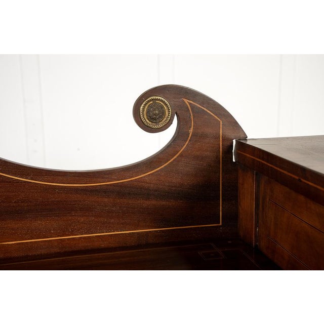Small 19th Century English Regency Mahogany Sideboard For Sale - Image 6 of 11