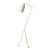 Greta Magnusson Grossman 'Grasshopper' Floor Lamp in Oyster White For Sale