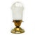 Art Nouveau Brass and Glass Ceiling Lamp, Germany, Early 20th Century For Sale - Image 6 of 7