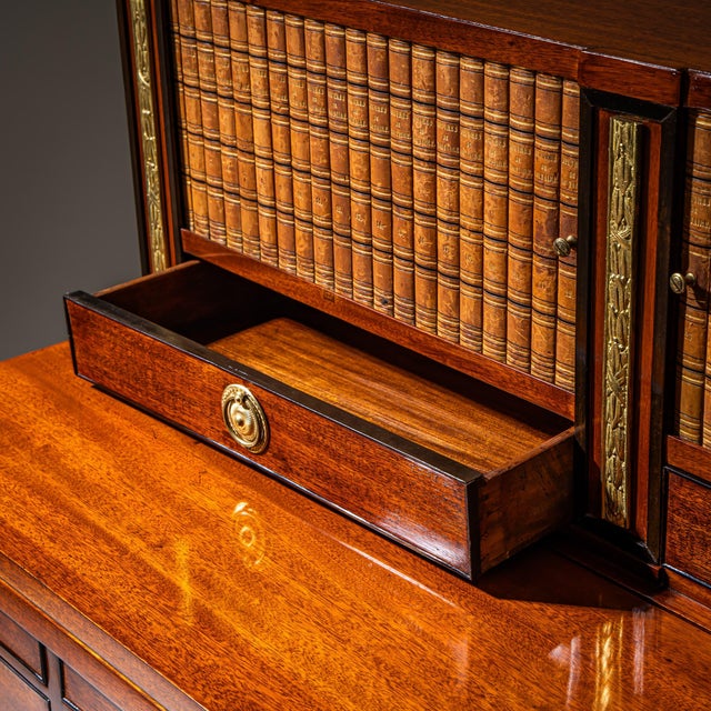 Mid-19th Century French Mahogany Desk For Sale - Image 11 of 12