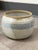 Mid-Century Modern 1950s Handmade 1955 Ceramic Butter Crock With Lid – Studio Pottery Swirl Band For Sale - Image 3 of 12