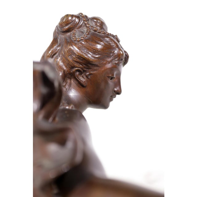 Adrien-Etienne Gaudez, Fortune Rewards Work, 1885, Bronze For Sale - Image 11 of 18