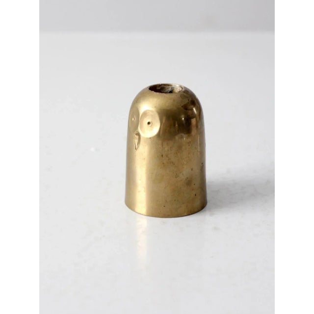 Mid-Century Modern Mid Century Owl Candlestick Holder For Sale - Image 3 of 10