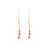 Modern Three Layered Ruby Drop Earrings in 18k Solid Gold- A Pair For Sale - Image 3 of 11