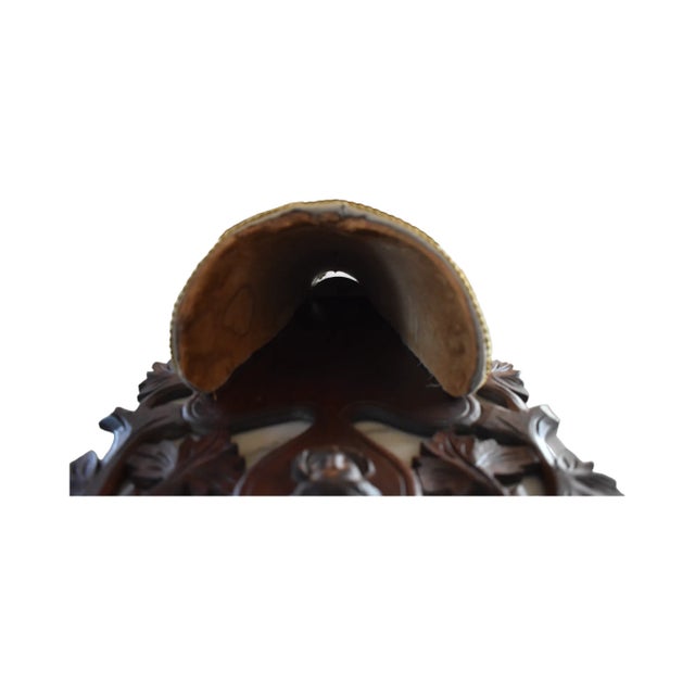 Antique 19th-Century Beaded Needlepoint Spaniel Dog Wall Pocket For Sale - Image 12 of 12