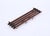 Italian Coat Rack in Teak, Brass and Black Enameled Iron, Italy, 1960s For Sale - Image 10 of 17