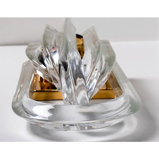 Glass Vintage Original Venini Sconce, With Signature - a Pair For Sale - Image 7 of 8