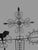 Metal Mid 20th Century Primitive Country Folk Art Twisted Metal Directional Weathervane with Figural Chicken For Sale - Image 7 of 12
