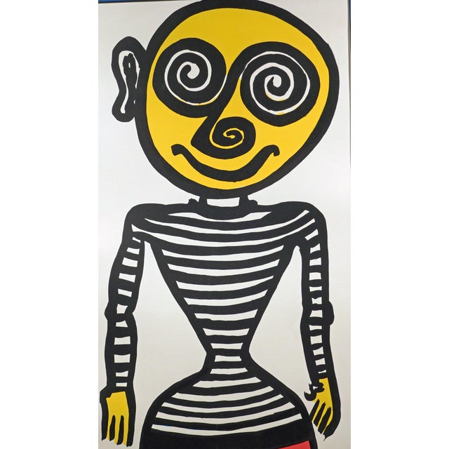 1960s Alexander Calder"Puppet Man"1960. E. A. Fine Art Print Hand Signed Custom Framed For Sale - Image 5 of 6