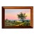 Vintage Impressionist Sunset Landscape Oil Painting, Signed For Sale