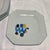 1970s Mid Century Modern Mod Flower Power Plates by Enesco Made in Japan Set of 4 For Sale - Image 4 of 5