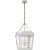 Julie Neill for Visual Comfort Signature Caddo Medium Lantern in Soft White & Gild with Clear Glass For Sale