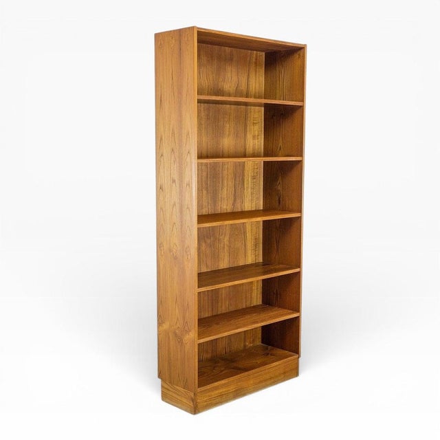 Brown Mid-Century Danish Teak Bookcase from Domino For Sale - Image 8 of 8