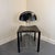 Contemporary Late 20th Century Post Modern Ebonized Wood & Chrome Dining Chairs (Set of 4) For Sale - Image 3 of 14