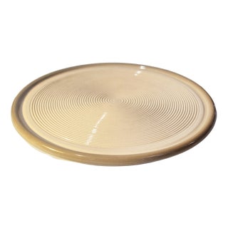 Ceramic Plate by Franco Bucci for Pesaro Workshop, Italy, 1970s For Sale