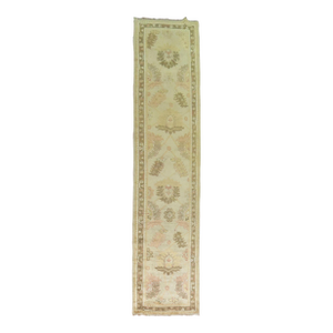 Traditional Wool Turkish Oushak Runner