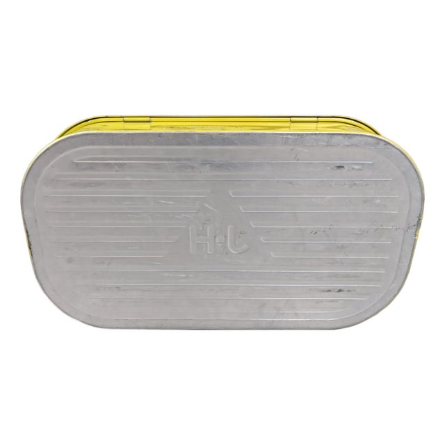 Modern Lunch Box in Tin by Nils Johan, Sweden, 1950s For Sale