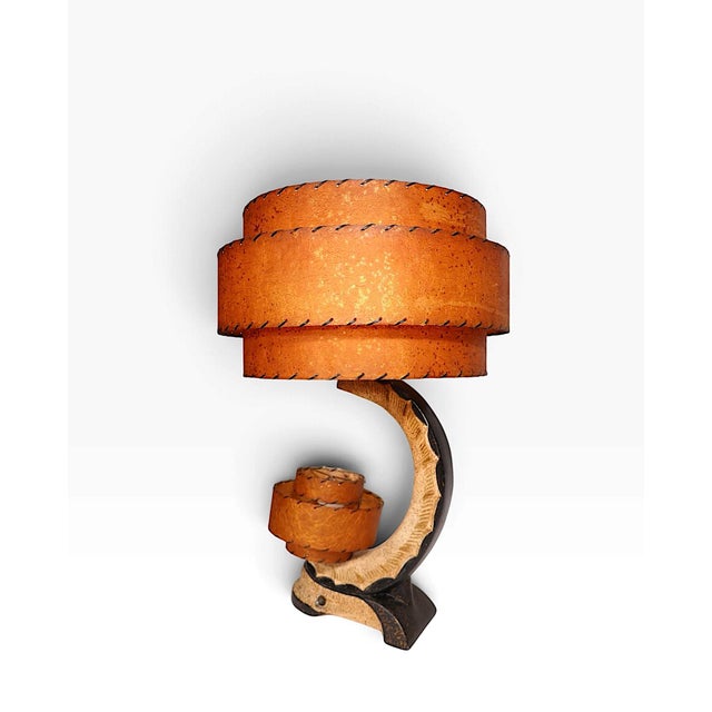 Sculpture Materials 1950s Mid-Century Modern Plaster Table Lamp For Sale - Image 7 of 16