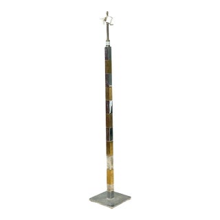 Vintage Hansen Multicolor Metal Floor Lamp For Sale