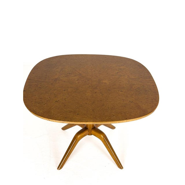 Brown Elm Burl Center Table by Bertil Söderberg, Sweden, 1930s For Sale - Image 8 of 12