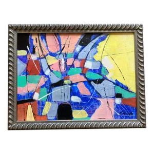 Contemporary Original Stephen Heigh Abstract Painting “River Run”