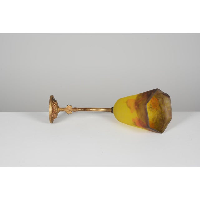 Glass Paste Wall Light by David Guéron for Verrerie d'Art Degué, 1920s, in Very Good conditions. Designed 1920 to 1949...