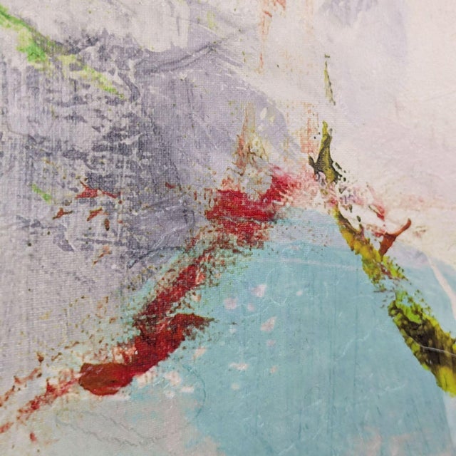 Abstract Emma Brooks “Enchanted Iii” Contemporary Abstract Giclée Print on Canvas For Sale - Image 3 of 7