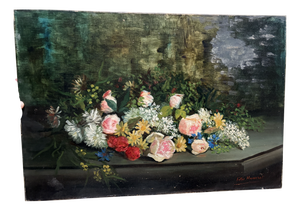 Lillie Honnorat, Floral Still Life, 1890s-1910s, Oil on Canvas