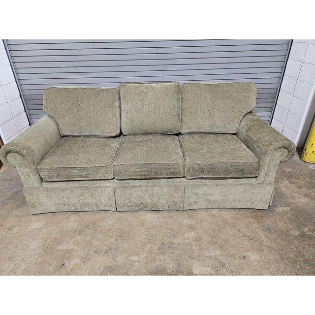 Mid 20th Century Henredon Upholstery Collection Traditional Down Filled