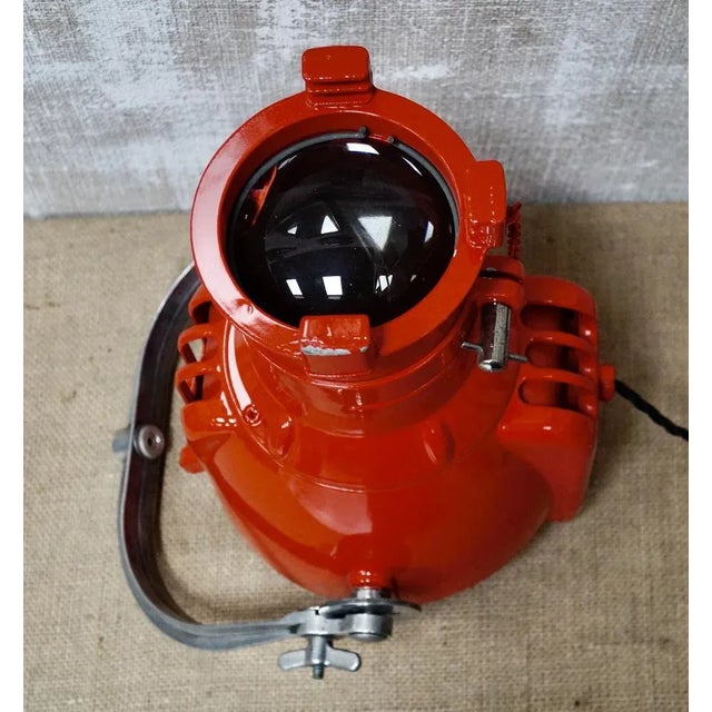 Vintage Red Spot Light from Strand Electric For Sale - Image 4 of 14