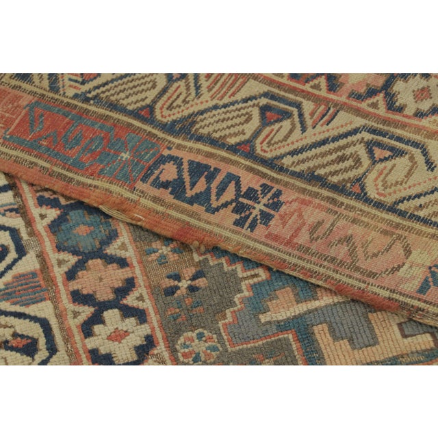 Textile Antique Zeichour Rug With Colorful Geometric and Pictorial Motifs - Rug & Kilim For Sale - Image 7 of 7