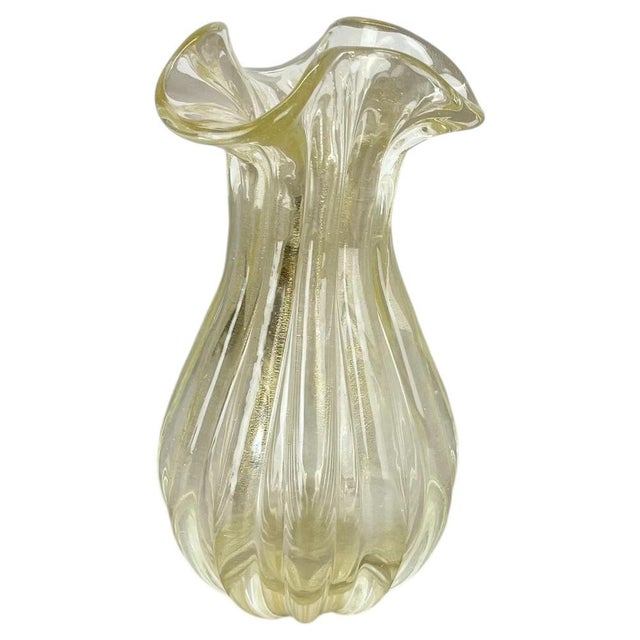 Murano Glass Vase from Barovier and Toso, Italy, 1970s For Sale - Image 16 of 16