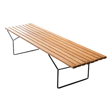 Slatted Bench 400 by Harry Bertoia For Sale