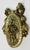 Early 20th Century Brass Floral Ribbon Door or Wall Embellishment For Sale - Image 5 of 7