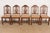 Berkey & Gay Berkey & Gay Style Antique English Jacobean Carved Walnut Dining Chairs, Set of Five For Sale - Image 4 of 11