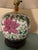 Chinoiserie 1980s Peony Ginger Jar Lamp Corded For Sale - Image 3 of 3