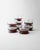 Gold Vintage Drinking Glasses with Red Stem, 1970s, Set of 8 For Sale - Image 8 of 12