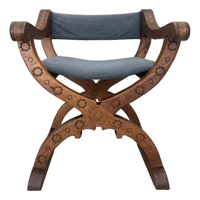 Early 20th Century Spanish Colonial Sillón De Cadera (Hip-Joint) Chair For Sale