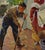 Soviet Children Oil Painting, Ukrainian Artist, 1957 35.5-31 For Sale - Image 4 of 6
